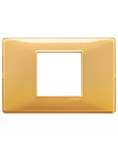 Vimar Plana 14652.43 Reflex Amber 2-Module Central Plate